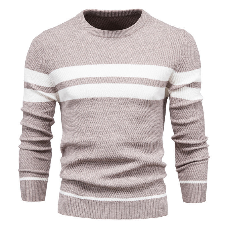 Herren Streifenpullover