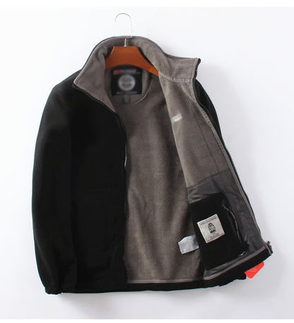 Herren Fleecejacke Wende-Style