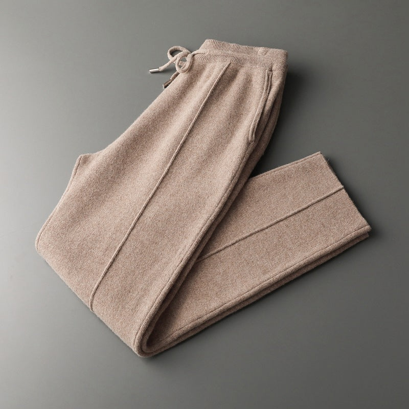 UrbanStoff | Herren Wollhose mit Geradem Bein
