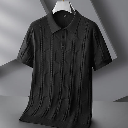 UrbanStoff | Jacquard Strickpolo