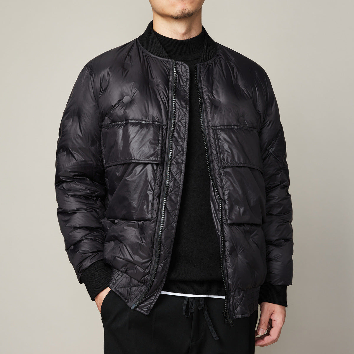 UrbanStoff | Leichte Daunen Baseballjacke