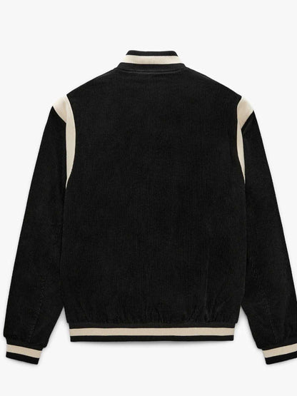Cordjacke im Baseball-Stil