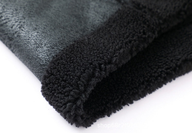 Wendbare Lammwoll-Fleecejacke