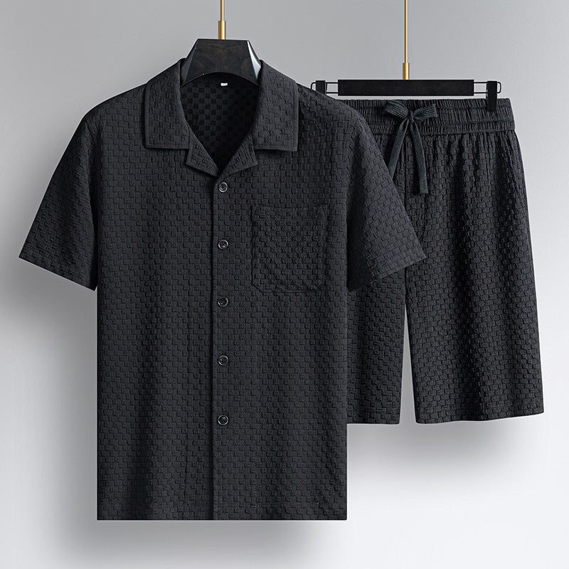 UrbanStoff | Revers-Kurzarm & Shorts Zweiteiler
