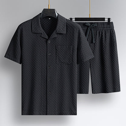 UrbanStoff | Revers-Kurzarm & Shorts Zweiteiler