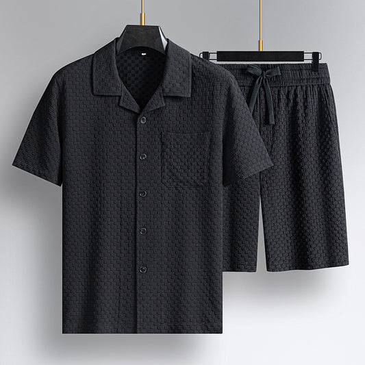 UrbanStoff | Revers-Kurzarm & Shorts Zweiteiler