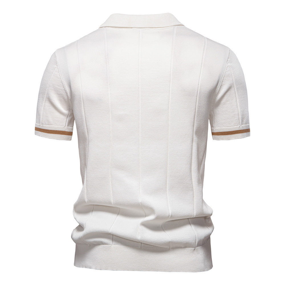 Herren Woll-Poloshirt