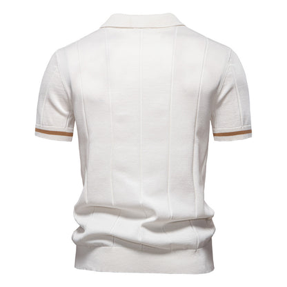Herren Woll-Poloshirt