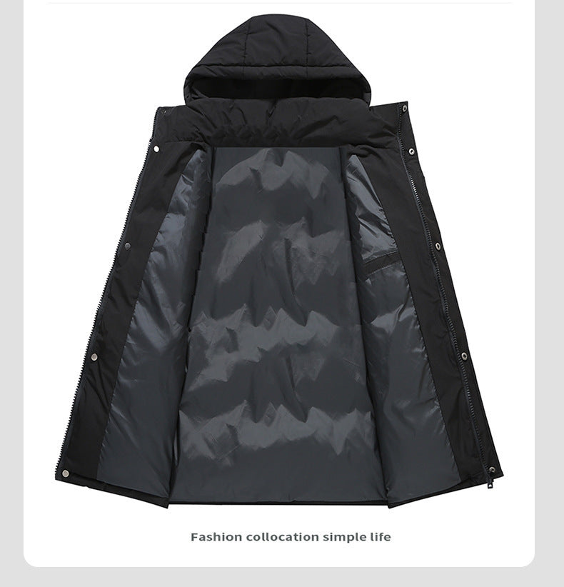 UrbanStoff | Hochwertige Kapuzen-Daunenjacke