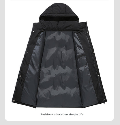 UrbanStoff | Hochwertige Kapuzen-Daunenjacke