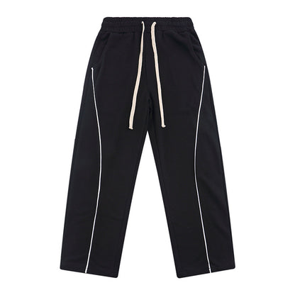 UrbanStoff | Warme Strickhose mit Samt