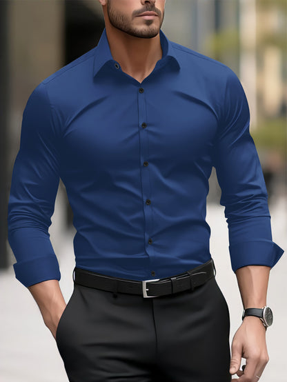 UrbanStoff | Langarm Business Casual Hemd