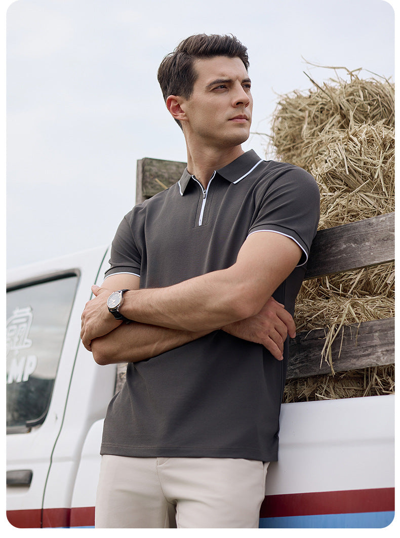 Casual Kurzarm-Poloshirt