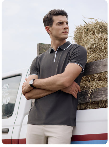 Casual Kurzarm-Poloshirt