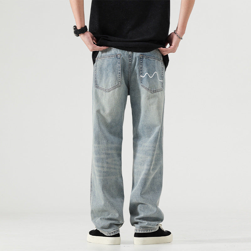 UrbanStoff | Vintage Washed Wide-Leg Hose