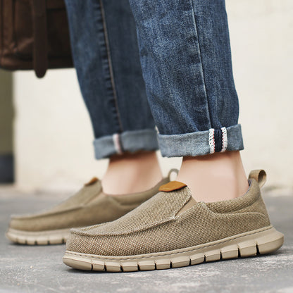 Herren Übergröße Canvas Slipper