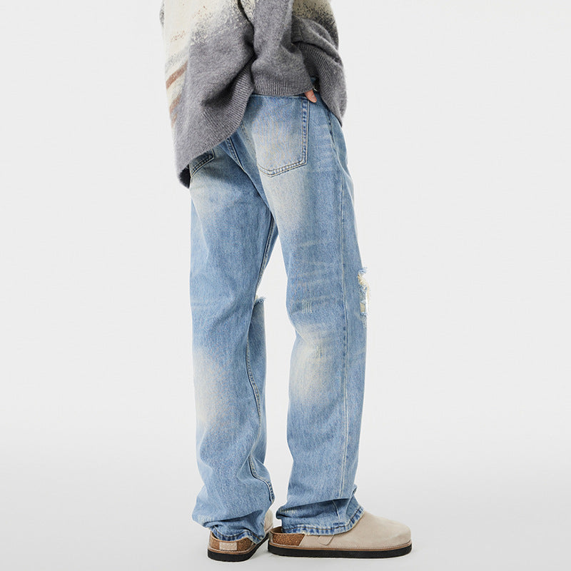 UrbanStoff | Ripped Wide-Leg Jeans