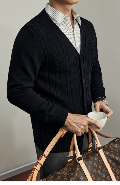 UrbanStoff | Strick Cardigan Pullover
