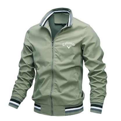 Herren Freizeit Stehkragenjacke