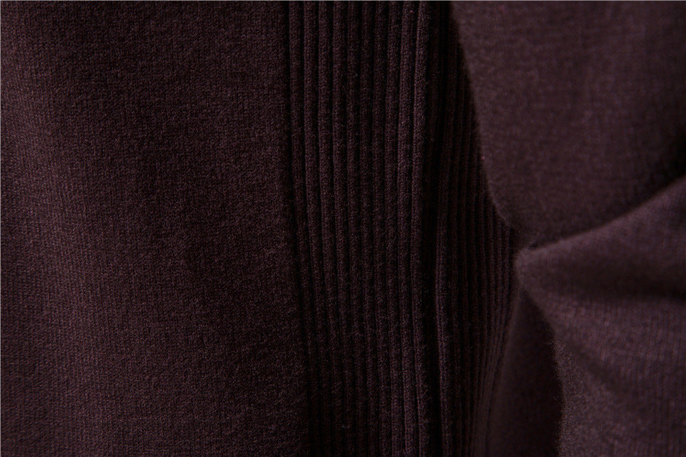 UrbanStoff | Herren Woll Rollkragenpullover – Schlanke Passform