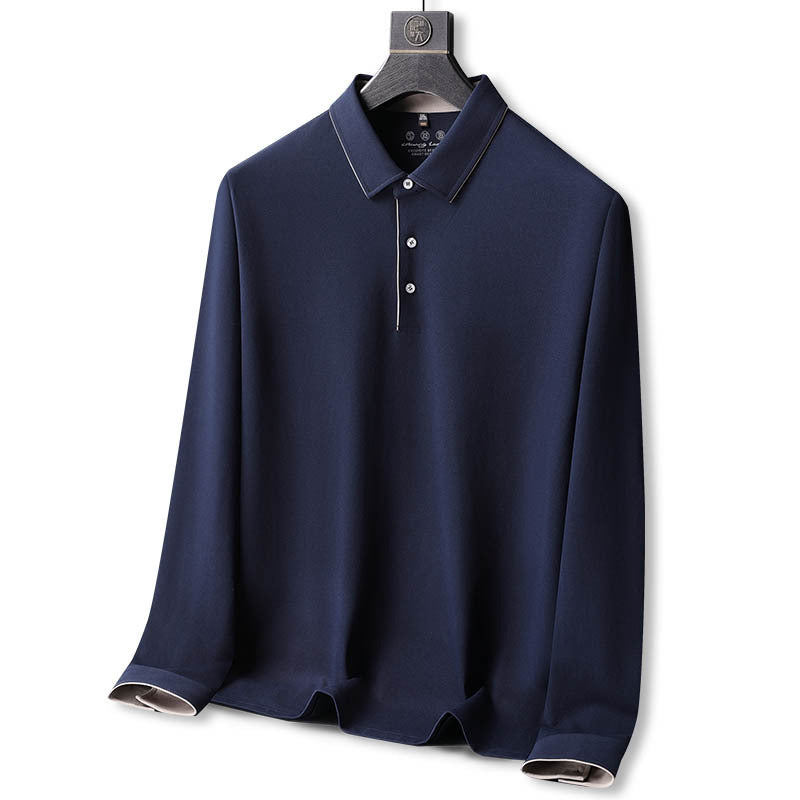 UrbanStoff | Langarm Polo-Shirt