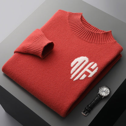 UrbanStoff | Herren Wollpullover Rundhals
