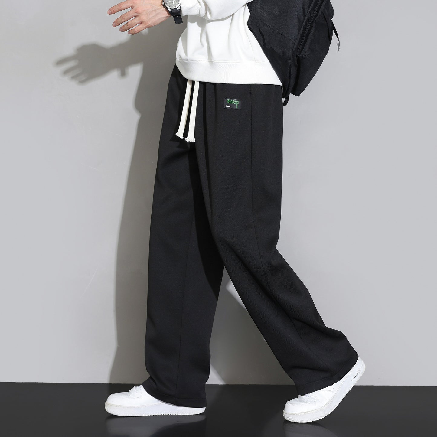 Weitbeinige Sport-Sweatpants