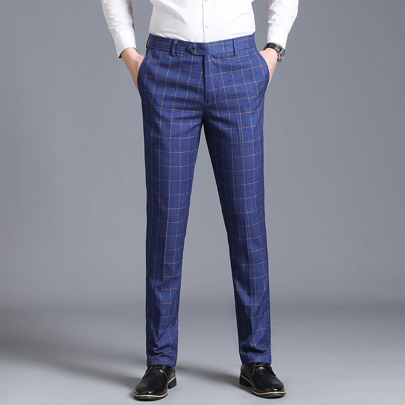 Karo Slim Fit Anzughose