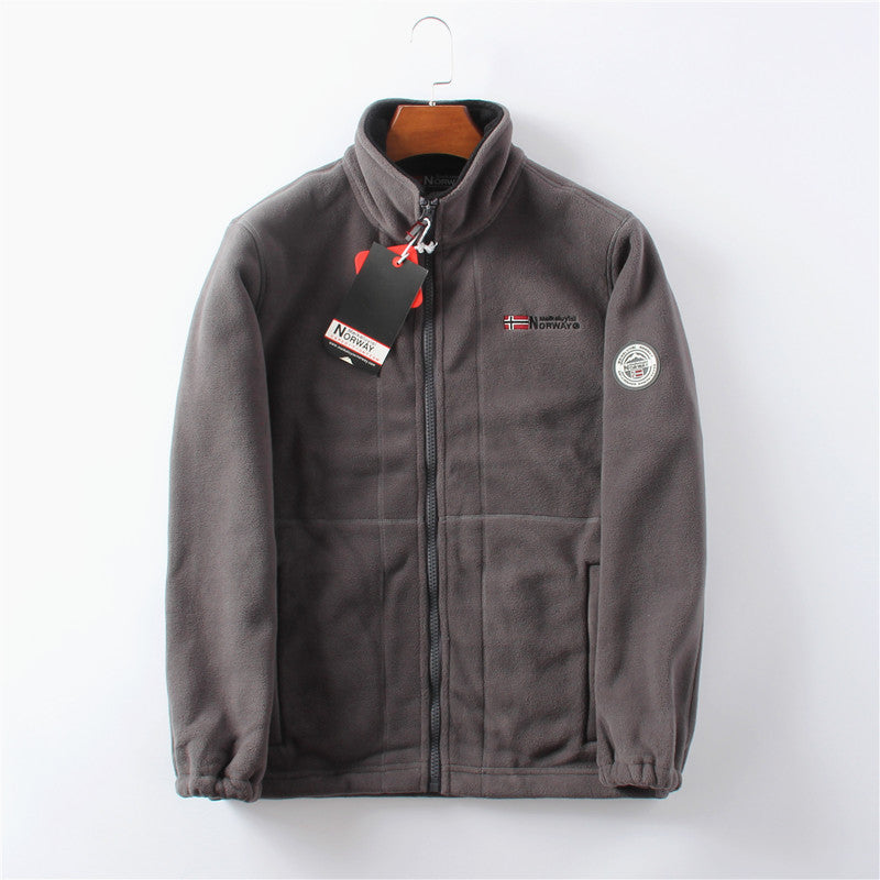 Herren Fleecejacke Wende-Style