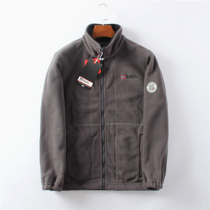Herren Fleecejacke Wende-Style