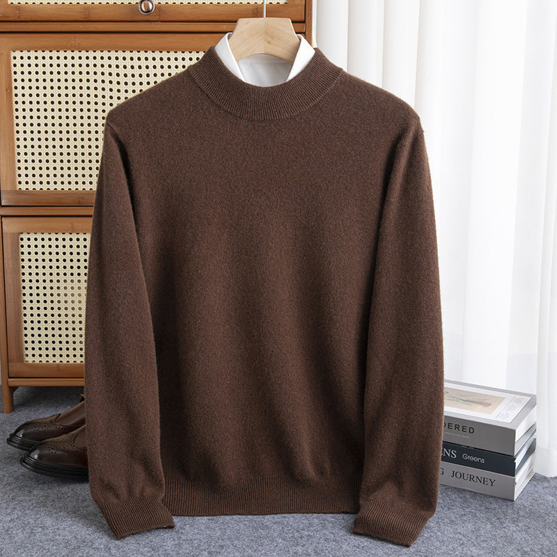 UrbanStoff | Halbkragen Wollpullover