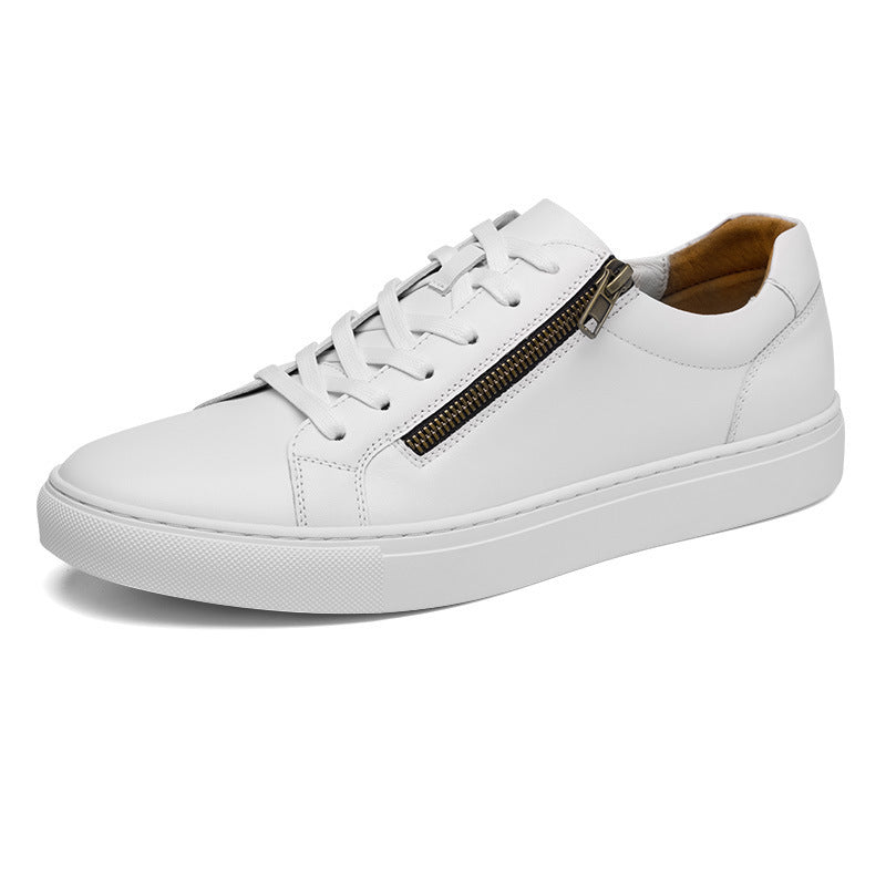 Echtleder Side-Zip Sneaker
