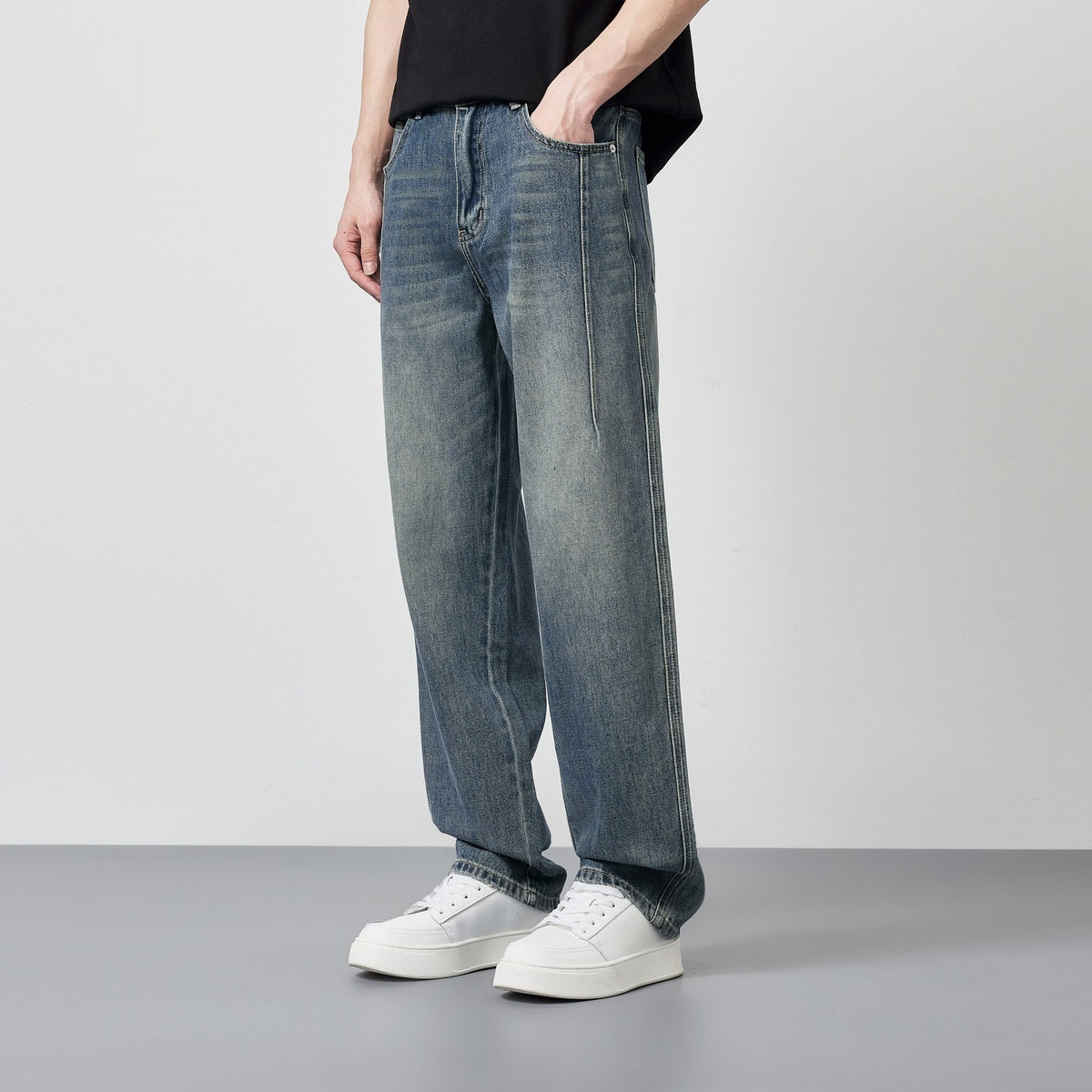 UrbanStoff | Lyocell Bootcut-Jeans
