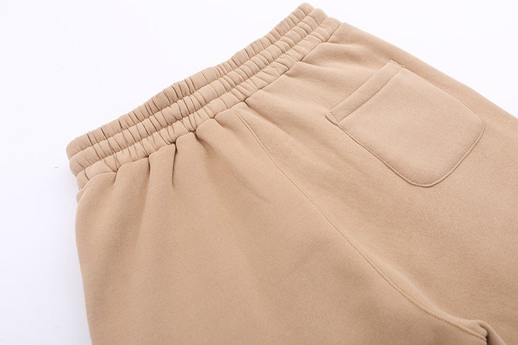 UrbanStoff | Warme Strickhose mit Samt