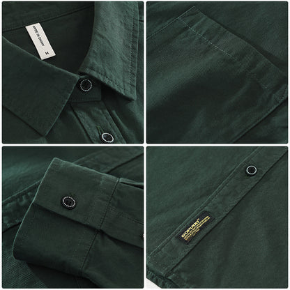 UrbanStoff | Schlichtes Langarmhemd