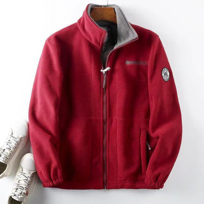 Herren Fleecejacke Wende-Style