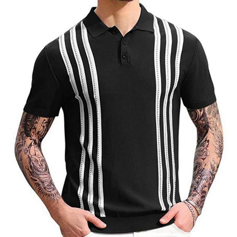 UrbanStoff | Gestreiftes Casual Polo
