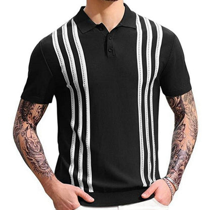UrbanStoff | Gestreiftes Casual Polo