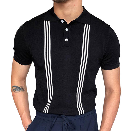 UrbanStoff | Leichtes Streifen T-Shirt