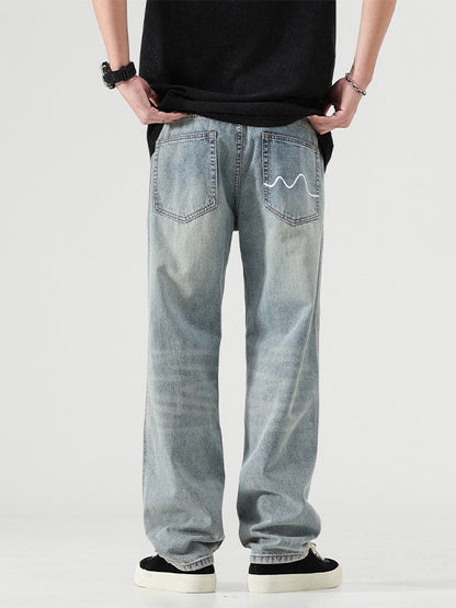 UrbanStoff | Vintage Washed Wide-Leg Hose