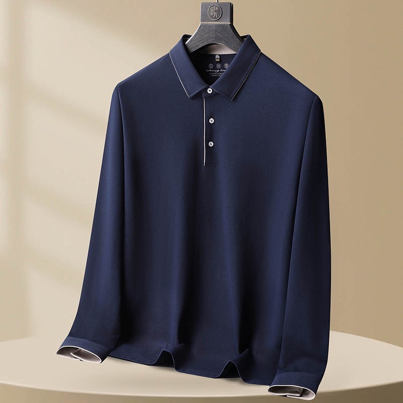 UrbanStoff | Langarm Polo-Shirt