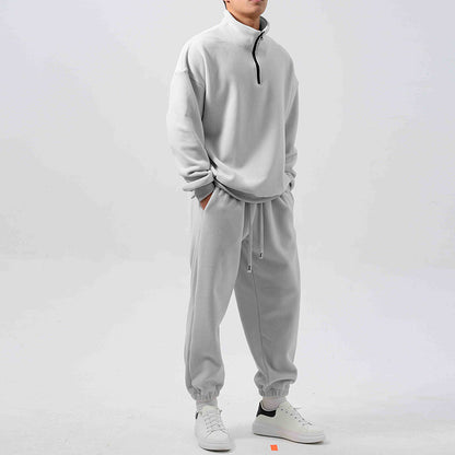 Locker Geschnittener Fleece-Trainingsanzug
