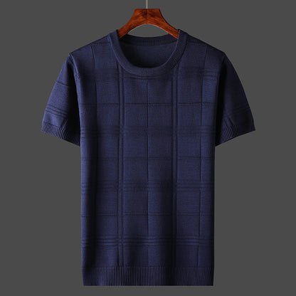 UrbanStoff | Kurzarm Strickpullover