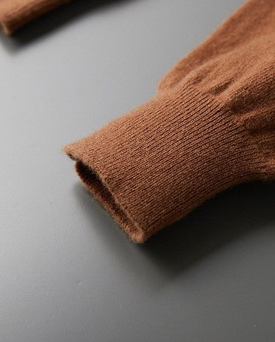 UrbanStoff | Reiner Woll-Cardigan V-Ausschnitt