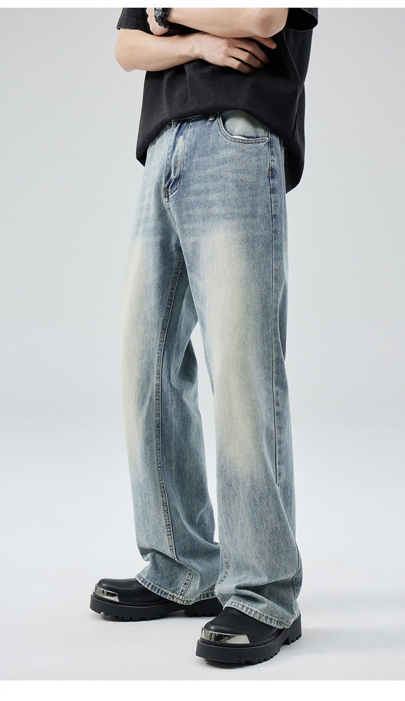 Locker Geschnittene Wide-Leg Jeans