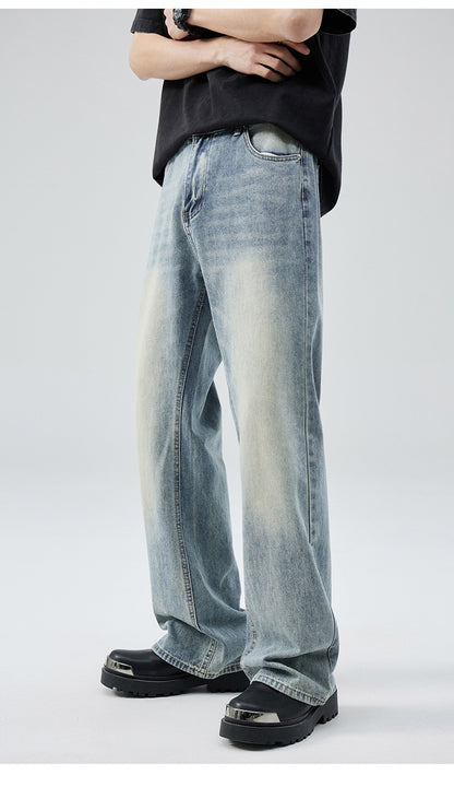 Locker Geschnittene Wide-Leg Jeans