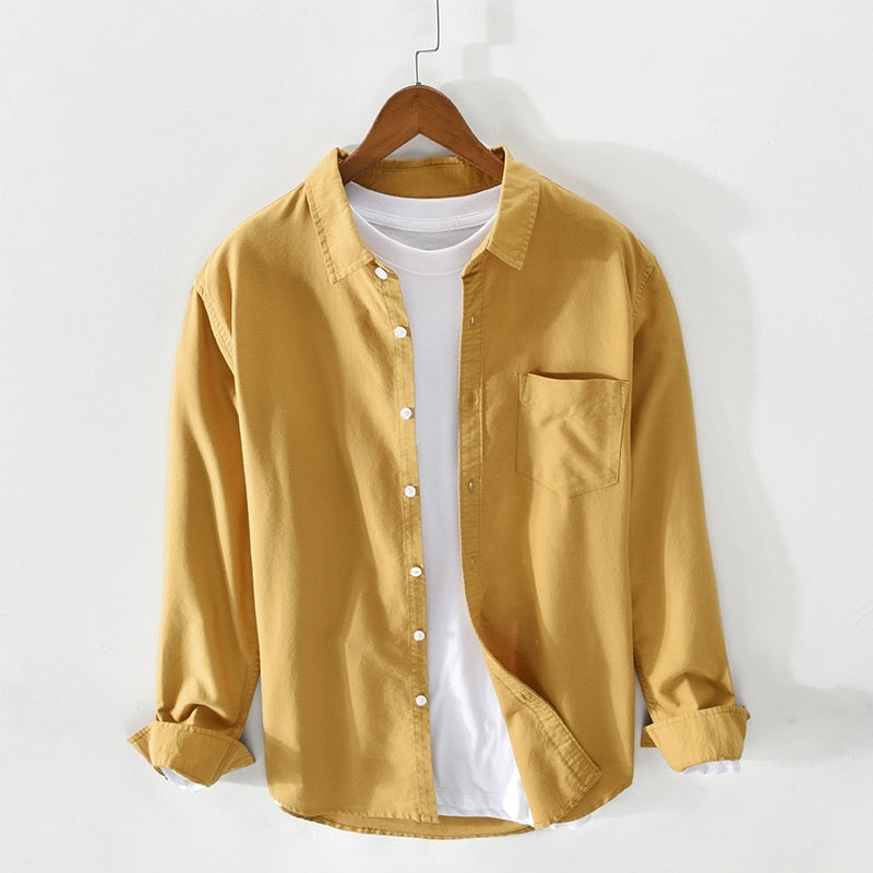 UrbanStoff | Baumwollhemd Langarm