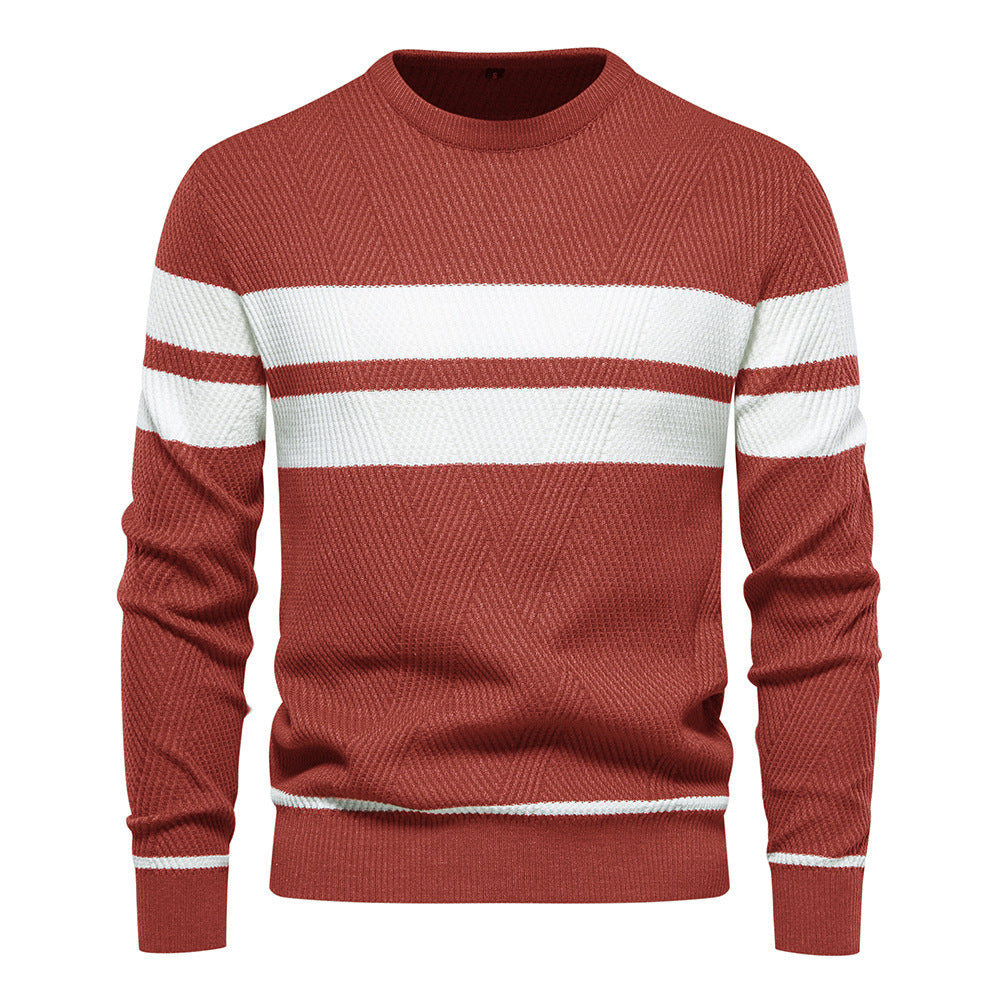 Herren Streifenpullover