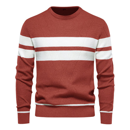 Herren Streifenpullover