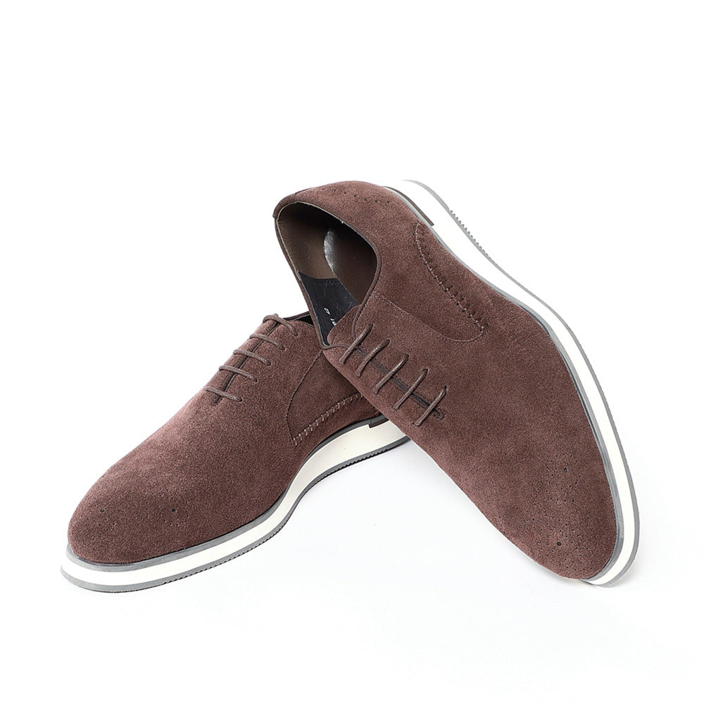 Elegante Wildleder Oxfordschuhe